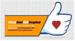 Snapdeal-Social-Media-campaign-#GoodDeedwithSnapdeal