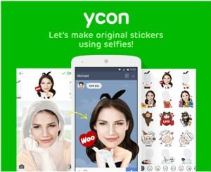 LINE-Selfie-Sticker-Creation-App-ycon