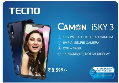 Tecno CAMON iSKY 3