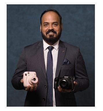 Arun Babu elevated to the joint charge of Instax division along with the Optical Device and Electronic Imaging Divisions for Fujifilm India