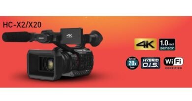 Panasonic HC-X2 and HC-X20 professional camcorders