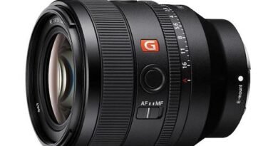 Sony FE 50mm F1.4 GM lens